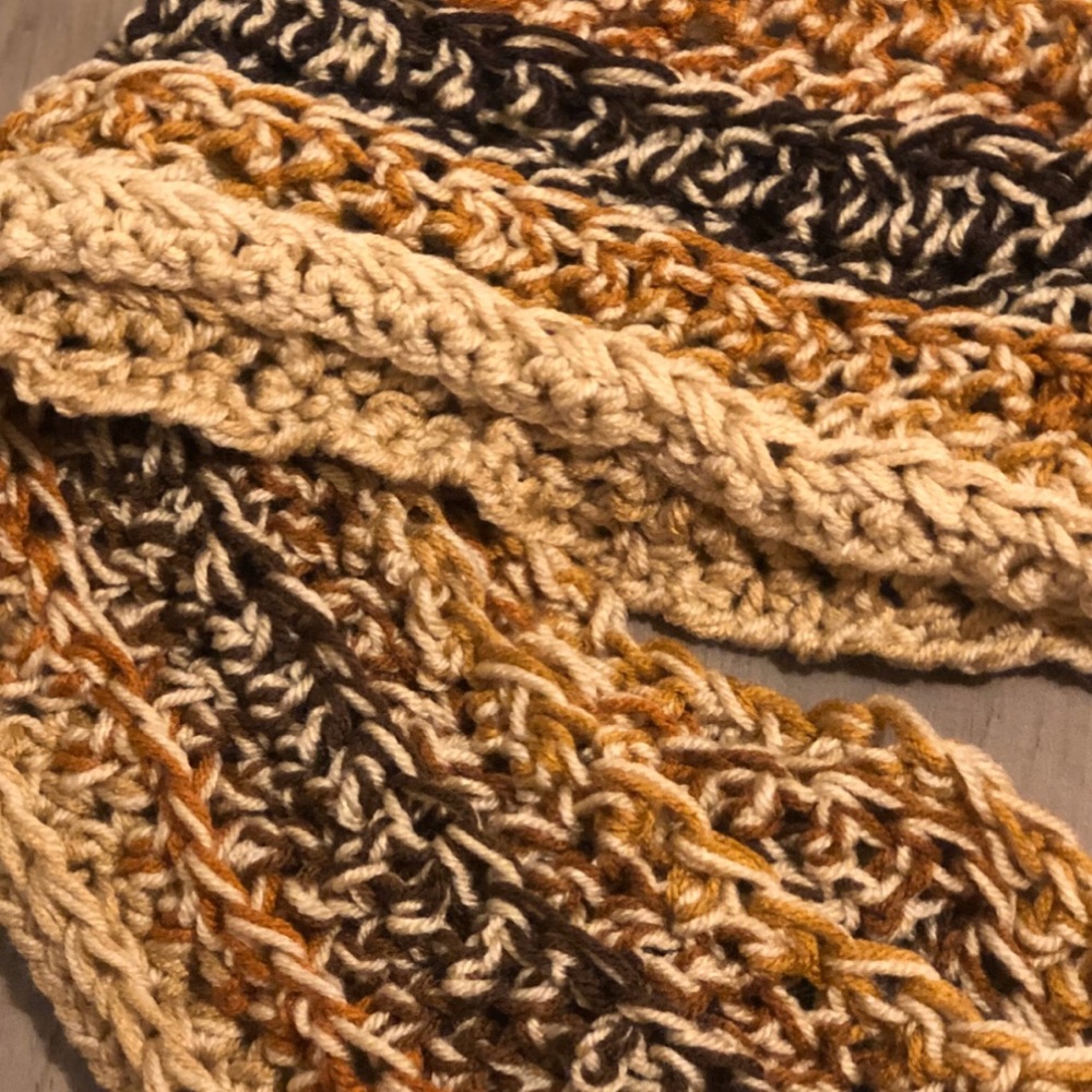 Crocheted Infinity Scarf (Handmade) - Picture 5 of 5